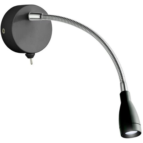 Searchlight Flexi Wall LED nastavljiva stenska svetilka LED bralna svetilka črne barve, (22100539) Cene