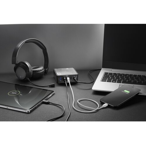 Cellular Line razdelilnik DESK 60W 1 X USB Type-C und 4x USB Type-A Cene