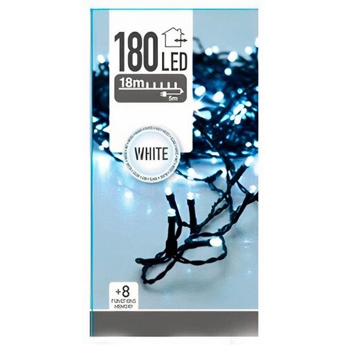 Pollin Novoletne lučke 180 LED Bela 18m, (20379862) Cene