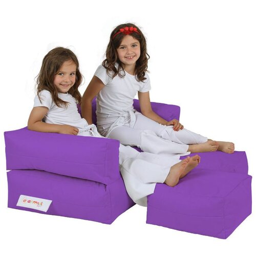 Atelier Del Sofa baštenski lazy bag za decu 3u1 Kids double seat/ ljubičasta Slike