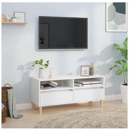  TV ormarić bijeli 100 x 34 5 x 44 5 cm od konstruiranog drva Cijene