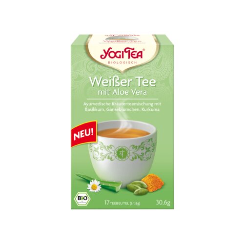 Yogi Tee Beli čaj z aloe vero bio Cene