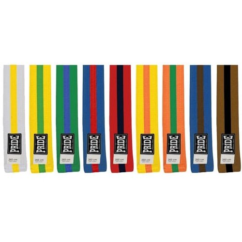 PrideShop Two-tone striped budo belt | Pride Cene