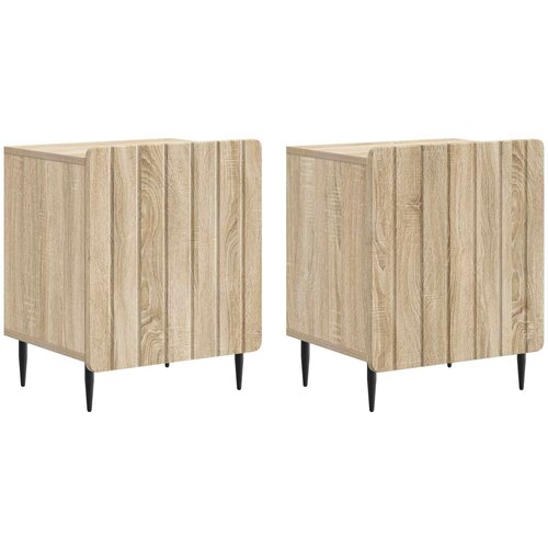  Noćni ormar 2 pcs Hrast sonoma 43 x 34,5 x 52 cm Cene