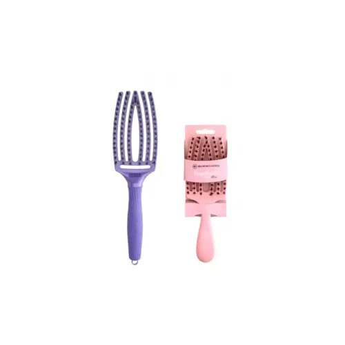  Četka za ra&amp;scaron;če&amp;scaron;ljavanje Olivia Garden Fingerbrush Kids Mini &amp;ndash; Pink + Neptun Indigo Slike