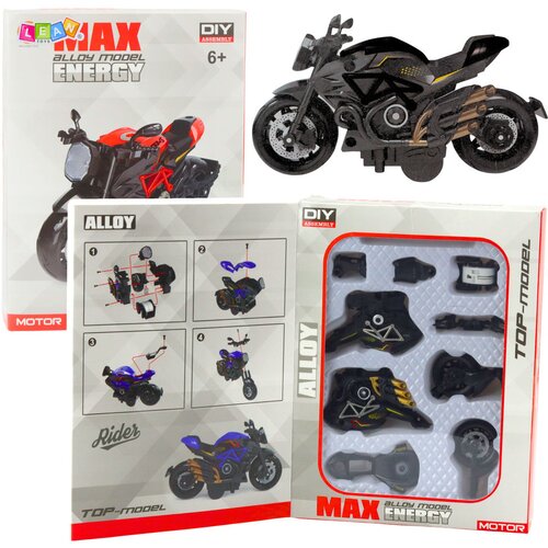  Metalni motor za sastavljanje 1:14 DIY - crno/zlatni Cene