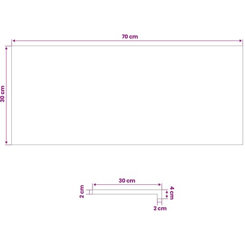  Prozorske klupice 2 kom. Lakirano 70 x 30 x 2 cm Slike