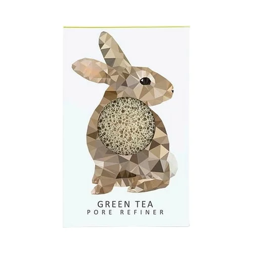 The Konjac Sponge Company konjac mini pore refiner woodland rabbit with green tea