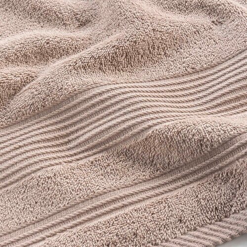 Douceur d int&amp;eacute;rieur Bež pamučni ručnik od frotira 70x130 cm Tendresse &amp;ndash; Slike