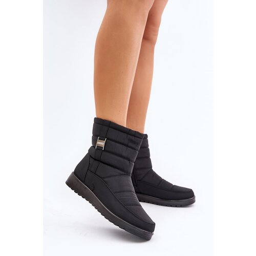 Kesi Lightweight women's snow boots with zip black Mezitha Cijene