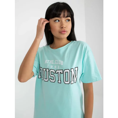 Fashion Hunters Mint loose T-shirt with print