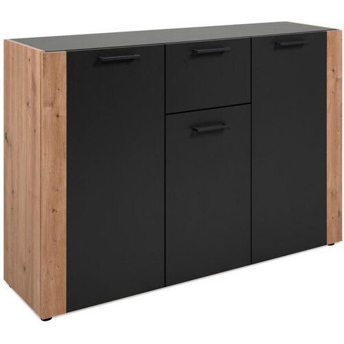 MID.YOU KOMODA, antracit, hrast artisan Cene