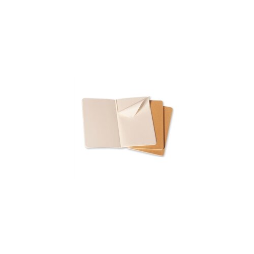 Moleskine Bilježnica Cahier Journals LG s mekanim koricama, kraft - bez crta, 3 komada Slike
