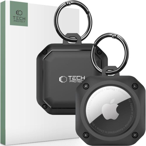 TECH-PROTECT ROUGH PRO AIRTAG BLACK ETUI ZA AIRTAG Z ZAŠČITO, (22006188) Cene