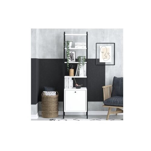 Hanah home polica za knjige lisa black white Cene