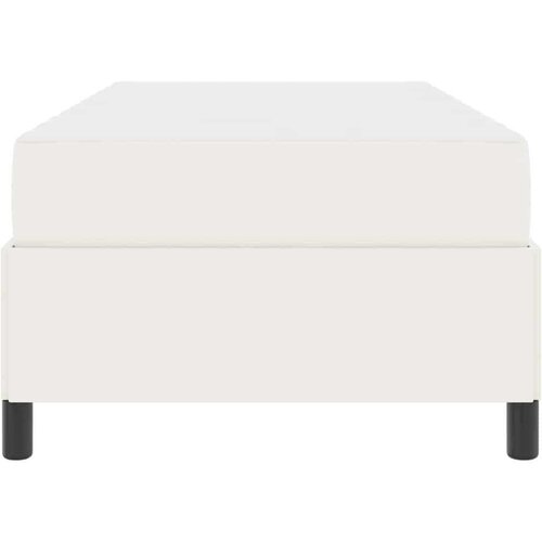 VidaXL Konstrukcija postelje z vzmetnico krema 90 x 190 cm blago, (5000123851) Slike