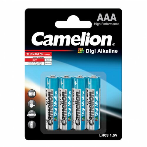 Camelion alkalne baterije AAA LR03-DIGI-1250/BP4 Slike
