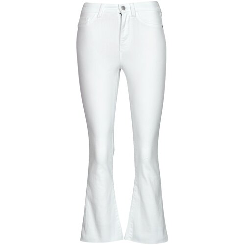 Noisy May NMSALLIE HW KICK FLARED JEANS VI163BW S* Bijela Slike