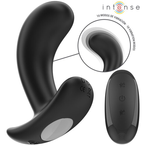 Intense Chandler Anal Plug with Remote Black Cene