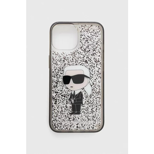 Karl Lagerfeld Etui za telefon iPhone 15 6.1 prozorna barva