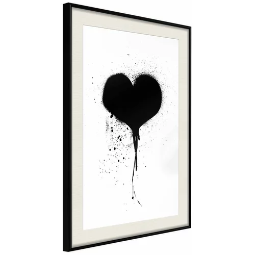  Poster - Graffiti Heart 40x60