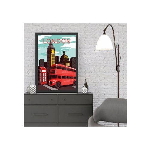 WALLXPERT dekorativna slika london 8 (40 x 55) Slike