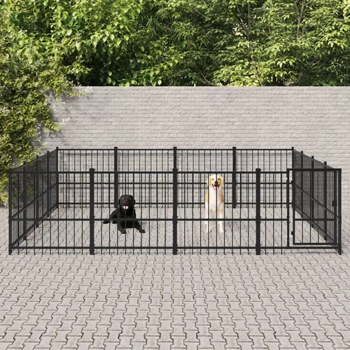  vanjski kavez za pse čelični 15,05 m²