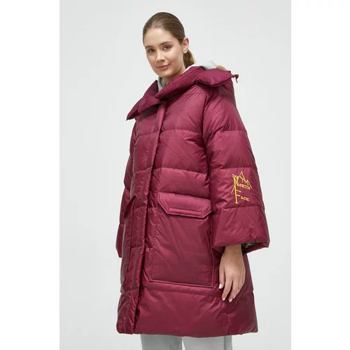 The North Face Pernata jakna za žene, boja: bordo, za zimu, oversize