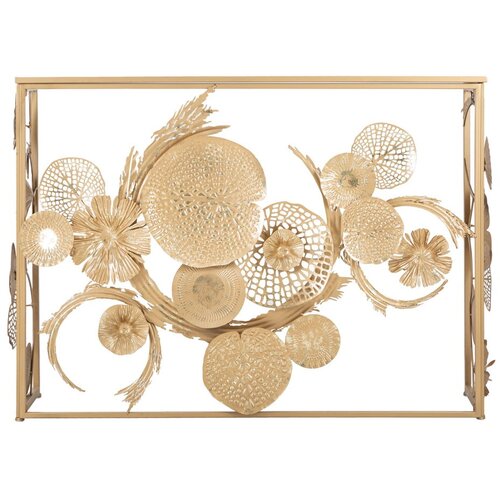 Mauro Ferretti Stranska mizica v zlati barvi 40.5x114 cm Glam Univers – Cene