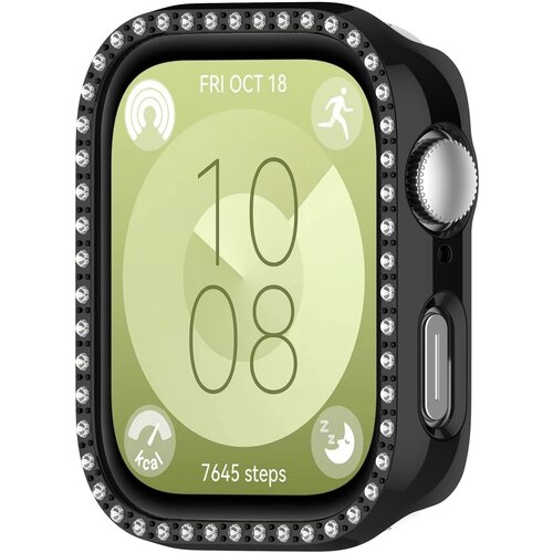 INF ovitek za huawei watch fit 3 z votlim zaščitnim pokrovom diamond pc black, (22104927) Cene