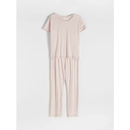 Reserved dvodelni komplet pižame - roza