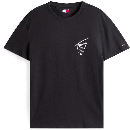 Tommy Jeans Majica &amp;#039;CITY&amp;#039; crna / bijela Slike