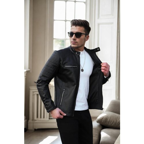 Dewberry 91591 Mens Jacket-BLACK Slike