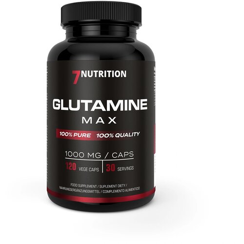 7NUTRITION Glutamine Max 120 vege kapsula &amp;ndash; L-glutamin za oporavak, imunitet i zdravlje creva Slike