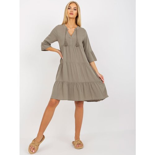Eight2Nine Dress-D73761M30214A5EN-khaki Slike