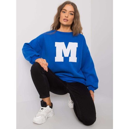 ex moda Sweatshirt-EM-BL-617-1.34X-Cobalt Cene