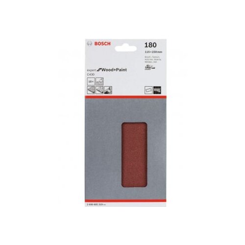 Bosch Brusni list C430, pakovanje od 10 komada 115 x 230mm. P180 Cene