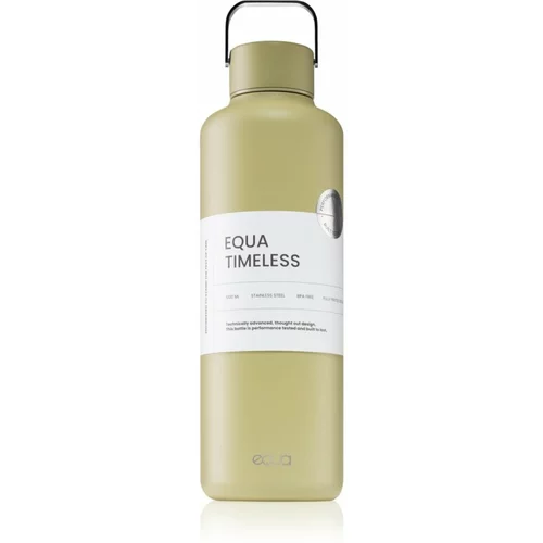 Equa Timeless boca za vodu od nehrđajućeg čelika boja Matcha 1000 ml