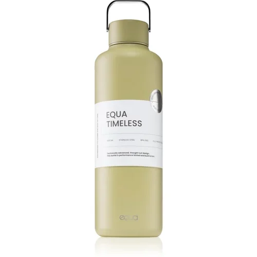 Equa Timeless steklenica za vodo iz nerjavnega jekla barva Matcha 1000 ml