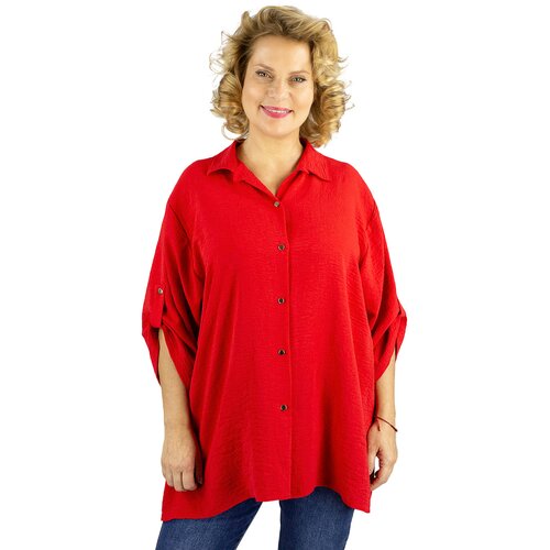 Pri Elegant oversize shirt with decorative collar "VIVIANNE" Cijene