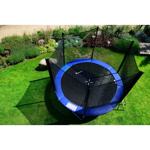  Vrtni trampolin BLUE FUN FIT 312 cm s ljestvama - plavi Slike