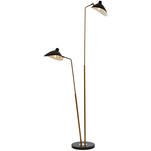 Opviq LM-9127-2BSY blackvintage floor lamp Cene