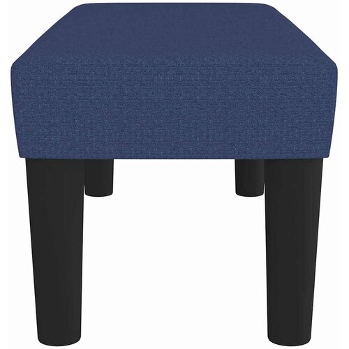  Klupa plava 70 x 30 x 30 cm od tkanine Slike