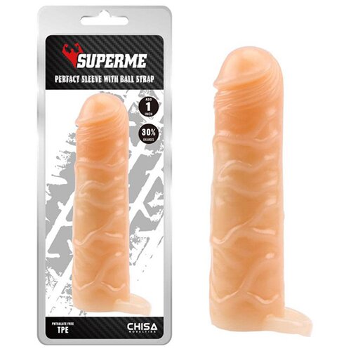Perfect Sleeve navlaka za penis sa prstenom za testise CHISA00176/ 6449 Cene
