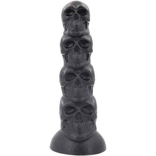  Toppedmonster - dildo z lobanjo - 22 cm (črn) Slike