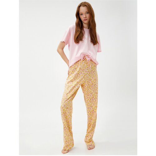 Koton Pajama Set - Yellow - Short Slike