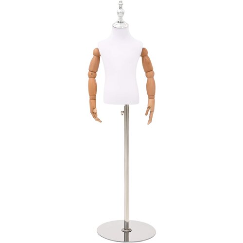  Podesivi Maneken 120-157 cm s Postoljem Uniseks PP Bijela Cijene
