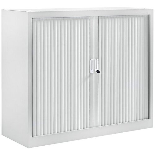 eurokraft pro Omara z rolojem, ŠxG 1200 x 450 mm, višina 1050 mm, svetlo siva Cene