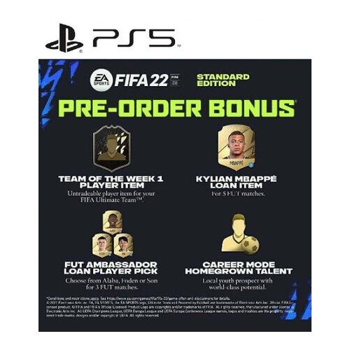 PS4 / PSN FIFA 22 (Standard Edition) Pre-order Bonus (DLC) (PS5) PSN Key EUROPE Cene