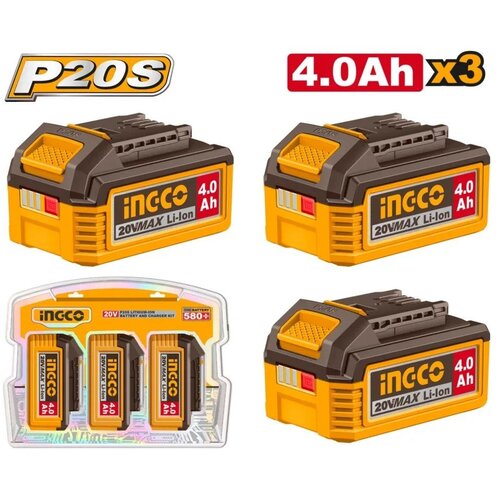 Ingco Akumulatorski set baterija COSLI251296E 3x4/0Ah SUPER Cene